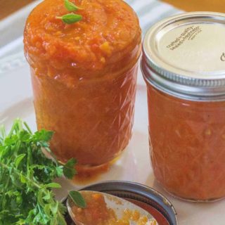 Homemade Basic Tomato Sauce. A great way to use up a bounty of tomatoes. Easy to make. Freezes well.