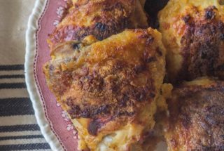 Oven Fried Buttermilk Chicken. An overnight buttermilk marinade imparts flavor and juiciness to oven fried chicken.