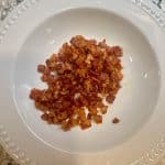 crispy bacon in a bowl