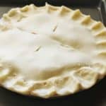 Double-crust Butter Pie Crust. Makes a top and bottom crust for a 9-inch pie or crusts for two 9-inch pies. #pie #crust #butter