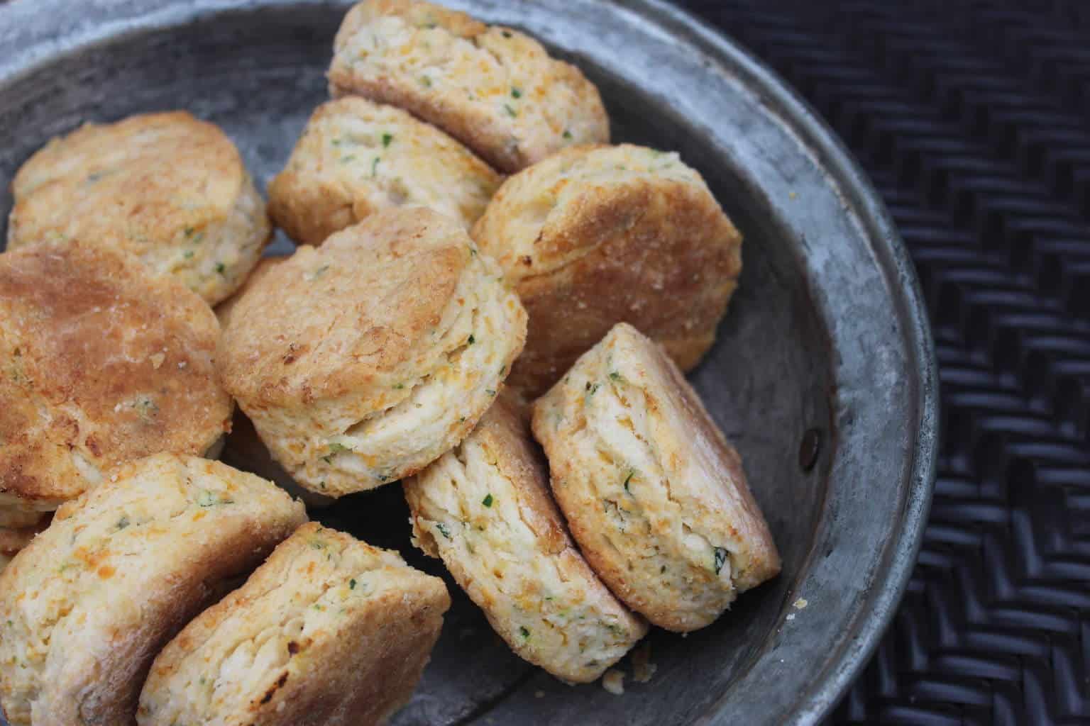 Garlic Cheese Biscuits Syrup and Biscuits