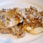 sausage gravy and biscuits