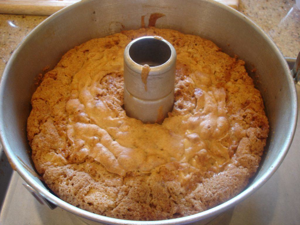 Apple Dapple Cake after baking
