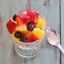 Simple Fruit Salad with Citrus Honey Dressing. A combination of favorite fruits dressed with a honey and citrus juice dressing.