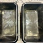 prepared loaf pans for colonial brown bread