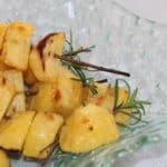 Grilled Rosemary Garlic Skewered Potatoes