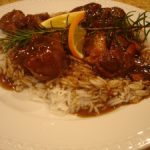 orange and rosemary braised pork shanks