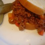 two meat sloppy joes