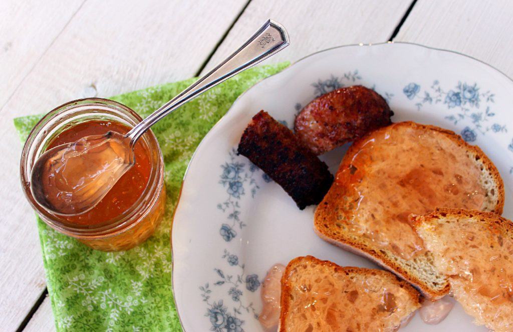 Apple Peel Jelly ~ Syrup and Biscuits