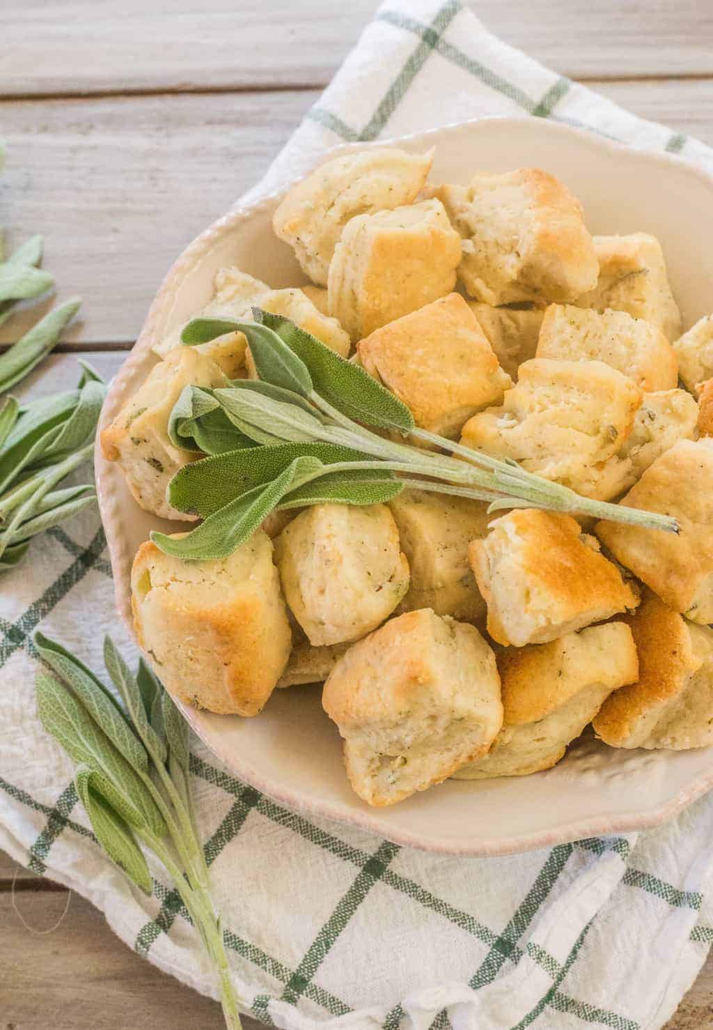 Sage Onion Biscuits-image