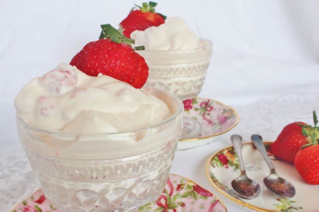 Strawberry Fool ~ Syrup and Biscuits