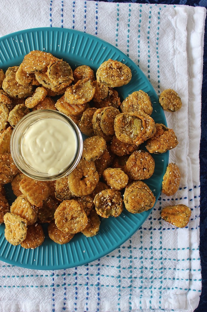 Fried Dill Pickles with Ranch Dressing ~ Syrup and Biscuits