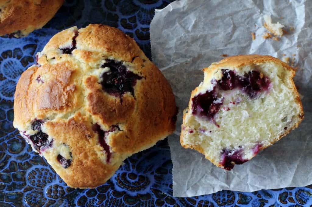 Blueberry Buttermilk Muffin #blueberry #muffin #southernfood #southern
