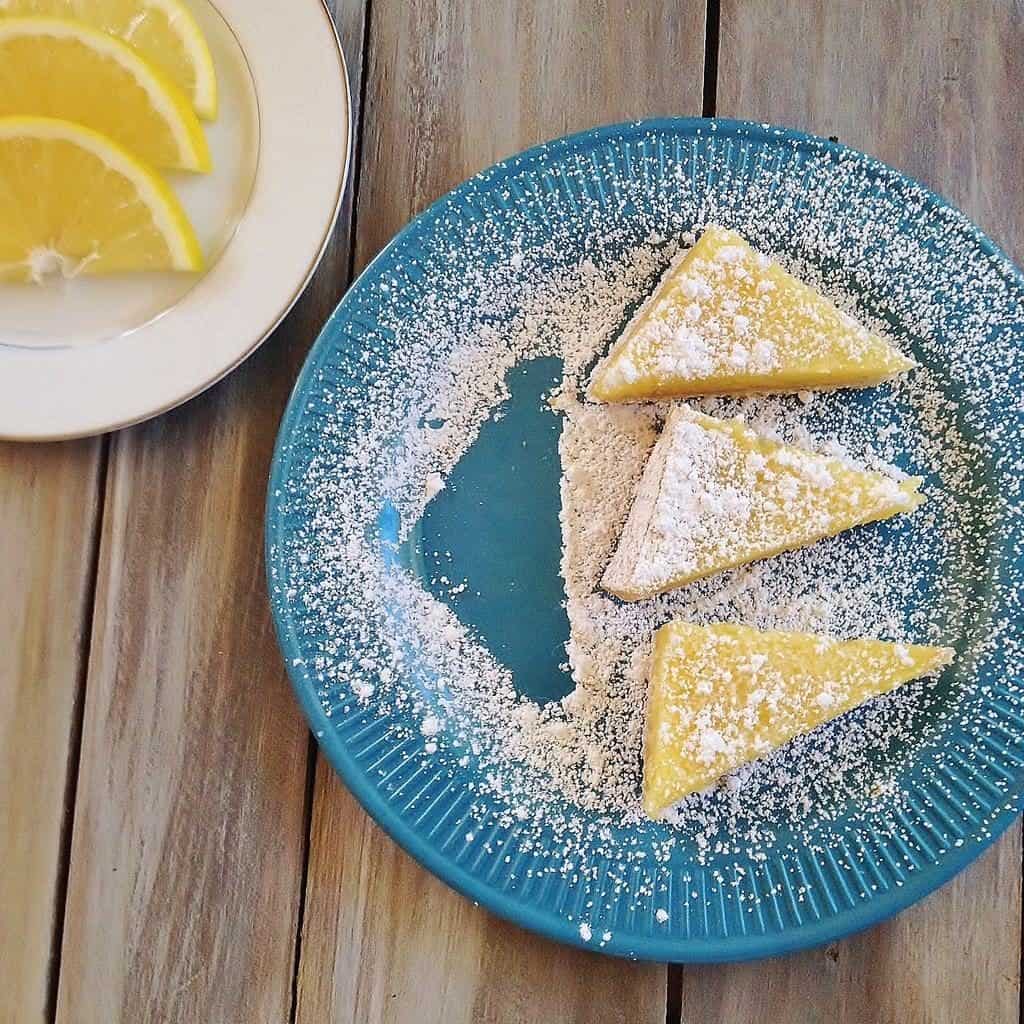 Lemon Bars. Sweet and tangy soft Meyer lemon cookie bars with a shortbread crust.