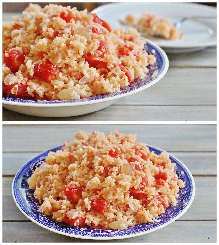 Tomatoes and Rice Syrup and Biscuits
