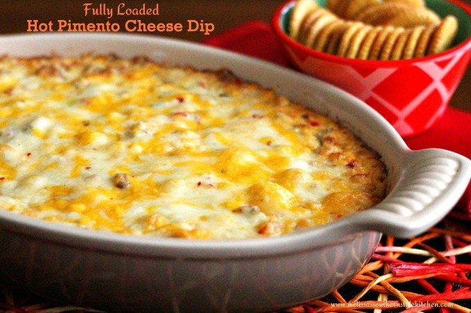 Fully Loaded Hot Pimento Cheese Dip/Melissa's Southern Style Kitchen