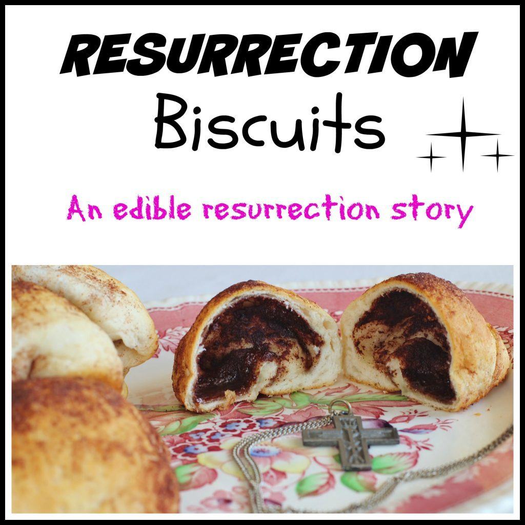 Resurrection Biscuits on plate.