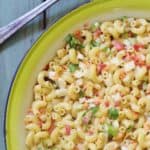 Old Fashioned Macaroni Salad. The forerunner of modern pasta salads. Creamy, cool, sweet and tart. Full of flavor and nostalgia.