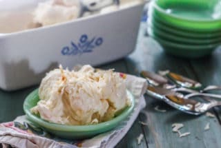 Coconut Macaroon No-Churn Ice Cream. The flavor and texture of Coconut Macaroons in an easy no-churn ice cream base.