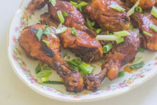 Sweet and Spicy Chili Chicken Drumsticks. Sweet from apricot preserves and heat from hot sauce makes these drumsticks a great appetizer or main course.