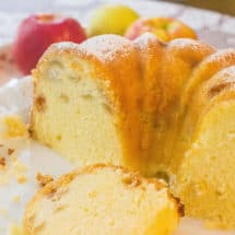 Fresh Apple Sour Cream Pound Cake. The best of fresh apple cake and sour cream pound cake together in one outstanding dessert.