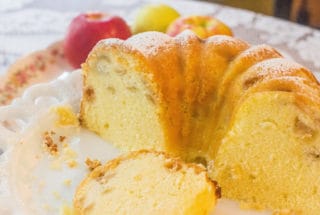 Fresh Apple Sour Cream Pound Cake. The best of fresh apple cake and sour cream pound cake together in one outstanding dessert.