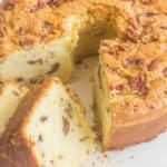 Southern Pecan Buttermilk Pound Cake. A traditional Southern pound cake with added flavor from pecans.