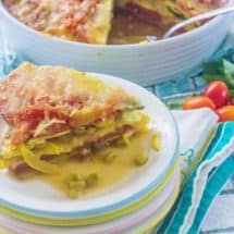 Southern Summer Vegetable Casserole. Favorite southern summer vegetables (tomatoes, yellow squash, zucchini, sweet onions) layered with fresh herbs and cheese.