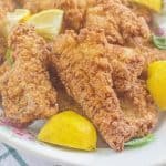 Southern Fried Catfish. Marinated in buttermilk, breaded in seasoned cornmeal and fried until golden brown and crispy.