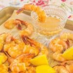 Oven Roasted Gulf Shrimp with Lemon and Comeback Sauce. Oven roasted shrimp are great for appetizers or main course.