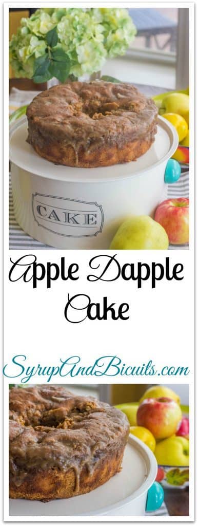 Apple Dapple Cake on plate