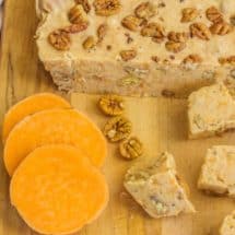 No-Fail Sweet Potato Fudge with Buttered Salted Pecans. No-fail, no-fuss fudge made easy with Eagle Brand Sweetened Condensed Milk.