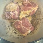 Irish Stout Braised Chicken Stew process shots/