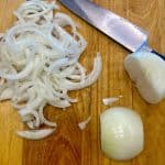Cajun Crispy Fried Onions process shot