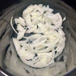 onions in a slow cooker