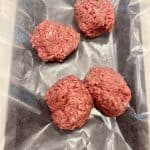 ground beef for all American grilled hmburger