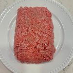 ground beef for all American grilled hamburgers